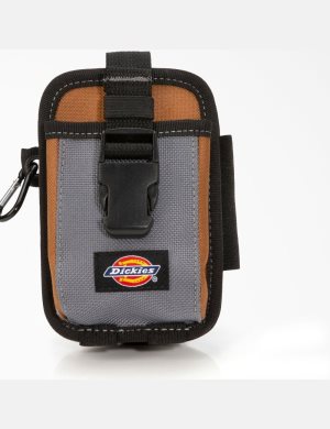 Dickies 2-Compartment Phone & Utility Pouch Marrom | FMLYKD948
