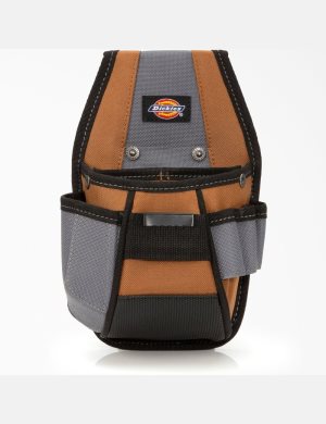 Dickies 4-Pocket Rigid Pouch Marrom | NKFURZ983