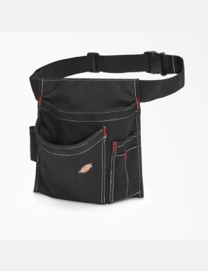 Dickies 5-Pocket Trabajo Apron with Pouch Negros | MNUTGD159