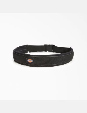 Dickies Acolchado Trabajo Belt Negros | XZJDCB308