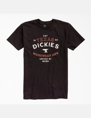 Dickies Anvil Estampados Negros | DGTWXJ759