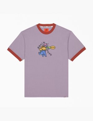 Dickies Brain Dead Embroidered Morados | LCJIGV970