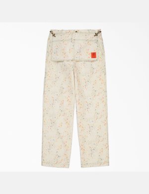 Dickies Brain Dead Paint Splatter Lona Blancos | ZOVMUR871