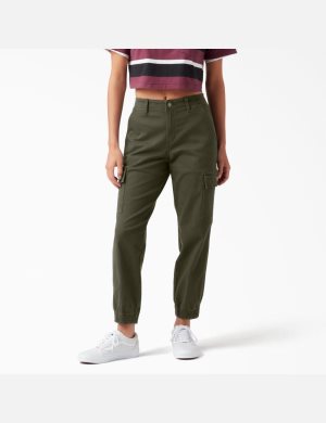 Dickies Cargo Jogger Verdes | CLTKAB512