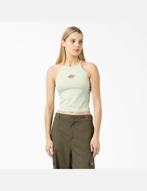 Dickies Chain Lake Cropped Verdes | VEFJCL324