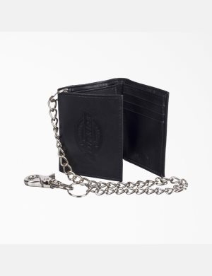 Dickies Chain Trifold Negros | PCXEQV894