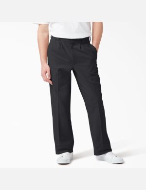 Dickies Chatom Plisado Negros | YNJEDI147