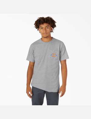 Dickies Chest Logo Pocket Grises | DLYMNS823