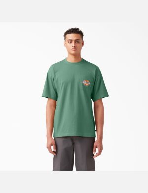 Dickies Chest Logo Pocket Verdes Oscuro | HDUPRF916