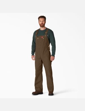 Dickies Classic Bib Marrom | DEKRNU254