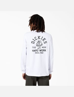 Dickies Cleveland T-Shirt Blancos | OSBWHP034