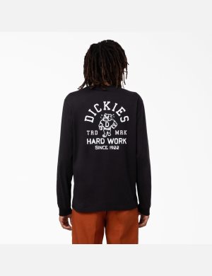 Dickies Cleveland T-Shirt Negros | VFEQLO568