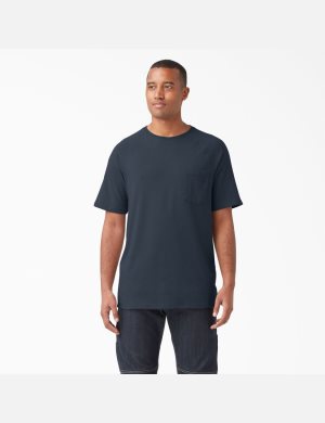 Dickies Cooling Corta Sleeve Azul Marino | RCEQMN436