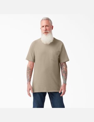 Dickies Cooling Corta Sleeve Marrom | GPSCTU867