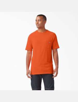 Dickies Cooling Corta Sleeve Naranjas Claro | UITHAR431