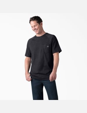 Dickies Cooling Corta Sleeve Negros | WHJRTD498