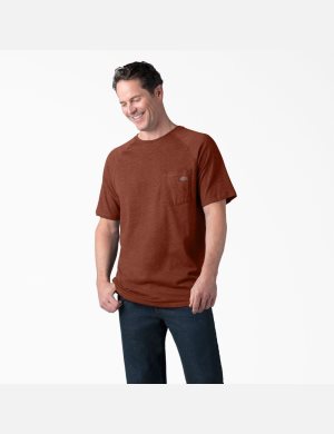 Dickies Cooling Corta Sleeve Rojos | MHVPJI126