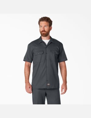 Dickies Corta Sleeve Grises | JBUNFW894
