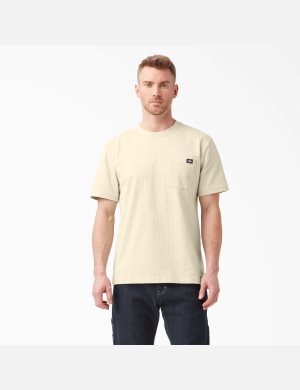 Dickies Corta Sleeve Heavyweight Beige | TEMPUH534