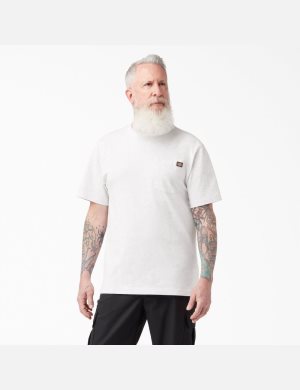 Dickies Corta Sleeve Heavyweight Grises | BNPMEQ614