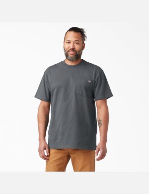 Dickies Corta Sleeve Heavyweight Grises | ZKVEOF814