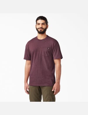 Dickies Corta Sleeve Heavyweight Heathered Vino | AUTRWO605