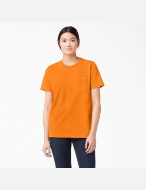 Dickies Corta Sleeve Heavyweight Naranjas | BYCTRE950