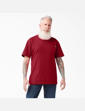 Dickies Corta Sleeve Heavyweight Rojos | QOHPRK941