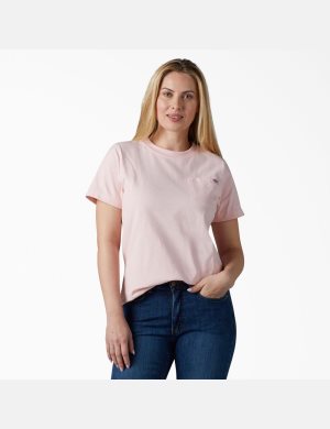 Dickies Corta Sleeve Heavyweight Rosas | KEBOXQ321