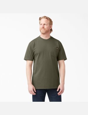 Dickies Corta Sleeve Heavyweight Verdes | OEJQSX301