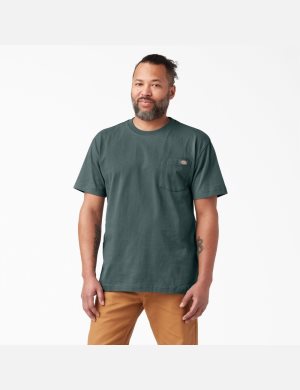 Dickies Corta Sleeve Heavyweight Verdes | SXDCBO927