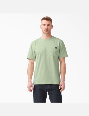 Dickies Corta Sleeve Heavyweight Verdes | TGBXSV920