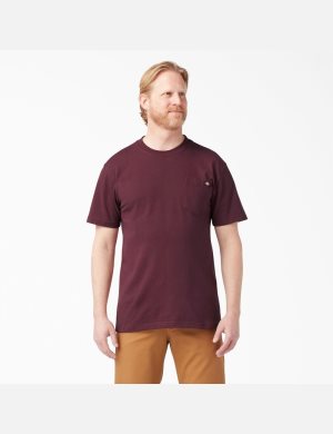 Dickies Corta Sleeve Heavyweight Vino | SNFLBK147