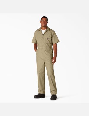 Dickies Corta Sleeve Kaki | HSYVWR062