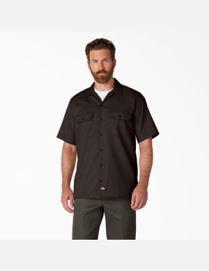 Dickies Corta Sleeve Marrom Oscuro | GIKBNC685