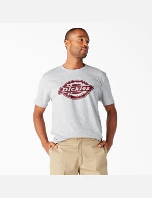 Dickies Corta Sleeve Relaxed Fit Estampados Grises | WOUVGX987