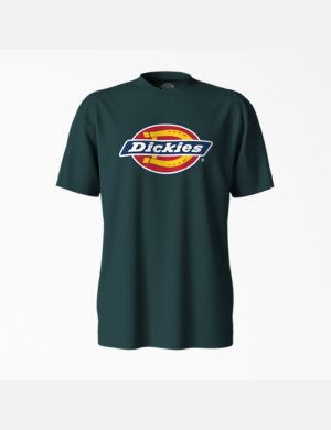 Dickies Corta Sleeve Tri-Color Logo Estampados Verdes | UREKOX279