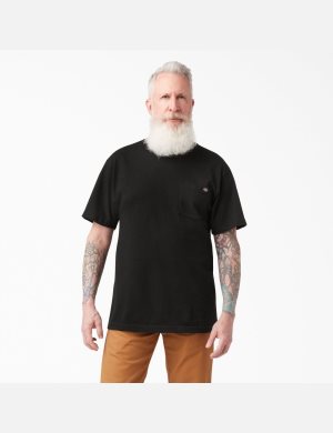 Dickies Corta Sleeve Two Packs Negros | GXWUBS854