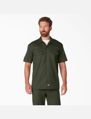 Dickies Corta Sleeve Verde Oliva Verdes | MPGFVX806