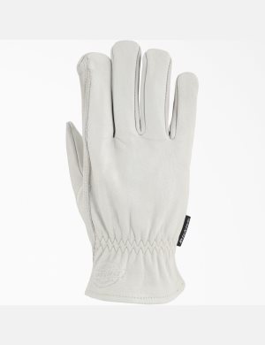 Dickies Cowhide Cuero Driver Blancos | MQGJUW496
