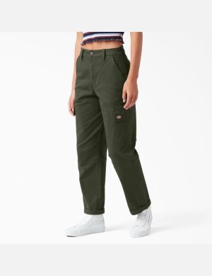 Dickies Cropped Verde Oliva Verdes | BEYSWV231