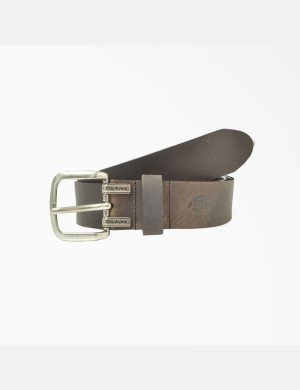 Dickies Cuero Cut Edge Marrom Oscuro | MSJBKG287