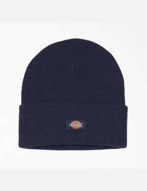 Dickies Cuffed Knit Azul Marino | JXKHYL698