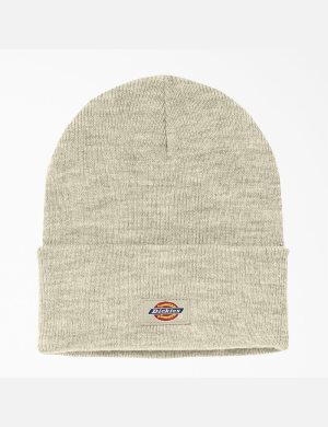 Dickies Cuffed Knit Beige | DXMWPQ751