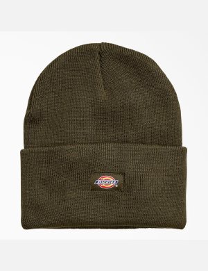 Dickies Cuffed Knit Verde Oliva Oscuro | HVTILS792