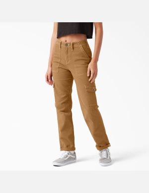 Dickies Cuffed Utility Marrom | EZGJHU597