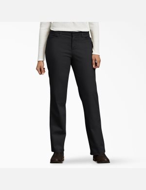 Dickies Curvy Fit Directo Leg Negros | HFTIBS754