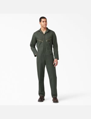 Dickies Deluxe Blended Long Sleeve Verde Oliva Verdes | RXPMCE725