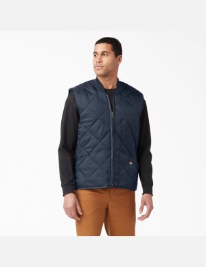 Dickies Diamond Acolchado Azul Marino | KBOZEL873