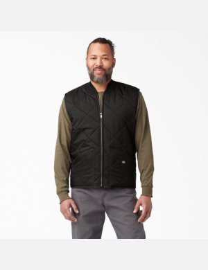 Dickies Diamond Acolchado Negros | SDIOMC269